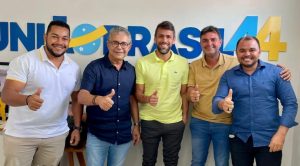 Prefeito de Lima Campos participa de reunião com o deputado federal Pedro Lucas em São Luís