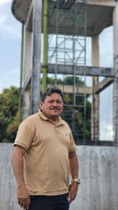 LIMA CAMPOS – Vereador CANIDIA PUBLICIDADE acompanha início da demolição de reservatório da CAEMA