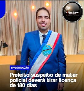 Prefeito de Igarapé Grande deve pedir afastamento de 180 dias após ser suspeito de envolvimento na morte de policial militar