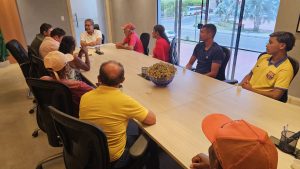 Vereador Canídia e o prefeito Jailson Fausto se reúnem com moradores do povoado Aroeira