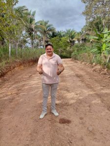 A pedido do vereador Canidia, Prefeitura inicia construção de estrada ligando povoados Aroeira e Centrinho