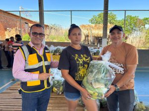 Prefeitura de Lima Campos realiza entrega de cestas verdes em comunidades quilombolas