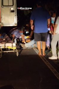 PERIGO – Acidente na MA-122 deixa motociclista ferido, em Lima Campos