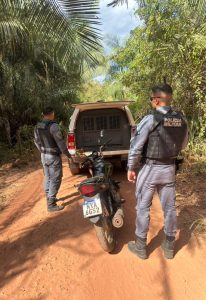Motocicleta roubada em Lima Campos é recuperada pela Polícia Militar de Trizidela do Vale