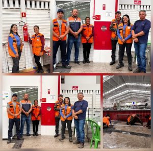 Defesa Civil realiza treinamento no Mercado Central de Pedreiras