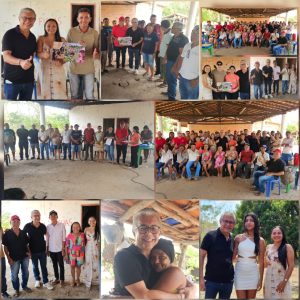 Prefeito Jailson Fausto prestigia eleição da Associação de Moradores do povoado Nova Salvação e entrega placa de destaque agrícola