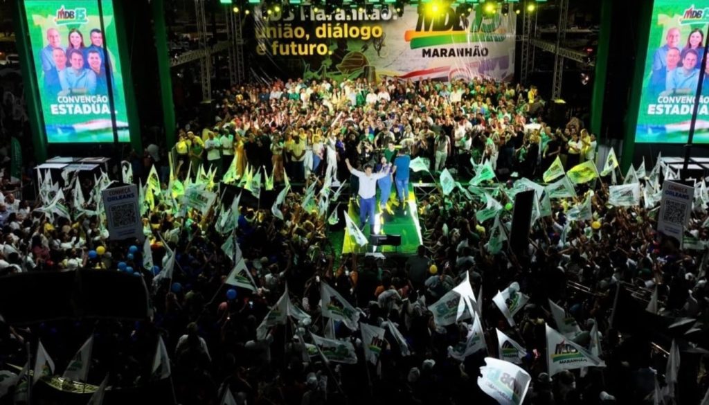 Orleans Brandão é eleito presidente estadual do MDB em convenção que reuniu 15 mil pessoas no Ceprama