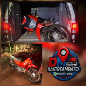 Moto furtada em Peritoró é recuperada em São Luís Gonzaga com apoio da DM Rastreamento