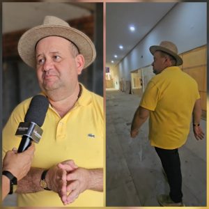 Deputado Estadual Fred Maia vistoria obras da futura Policlínica de Pedreiras
