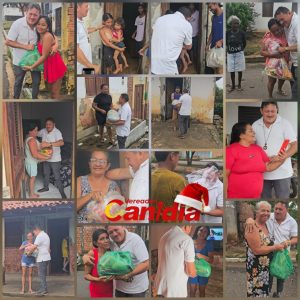 Com apoio de patrocinadores, vereador Canídia Publicidade promove ação social natalina