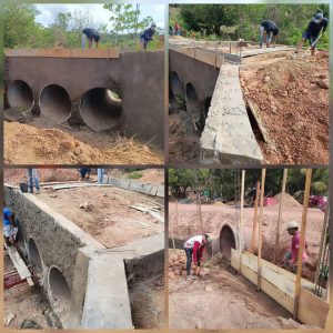 Pedreiras dá adeus às pontes de madeira e inaugura nova fase com passagens seguras de manilhas.