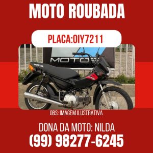 Duas motocicletas são furtadas durante a madrugada em povoados de Lima Campos