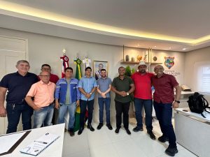 Prefeito Deibson Balé recebe novo gerente regional da CAEMA e reforça parceria em Trizidela do Vale