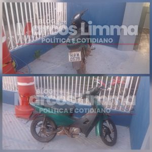 Motocicleta com registro de roubo/furto é recuperada no centro de Lima Campos