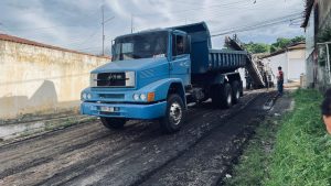 Pedreiras avança na requalificação viária com nova etapa de fresagem e pavimentação.