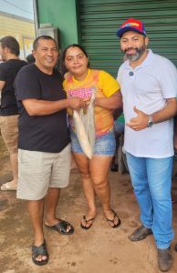 Jerônimo e Izaque realizam entrega de 1,5 tonelada de peixe em Bernardo do Mearim